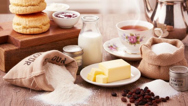 スコーンの原材料